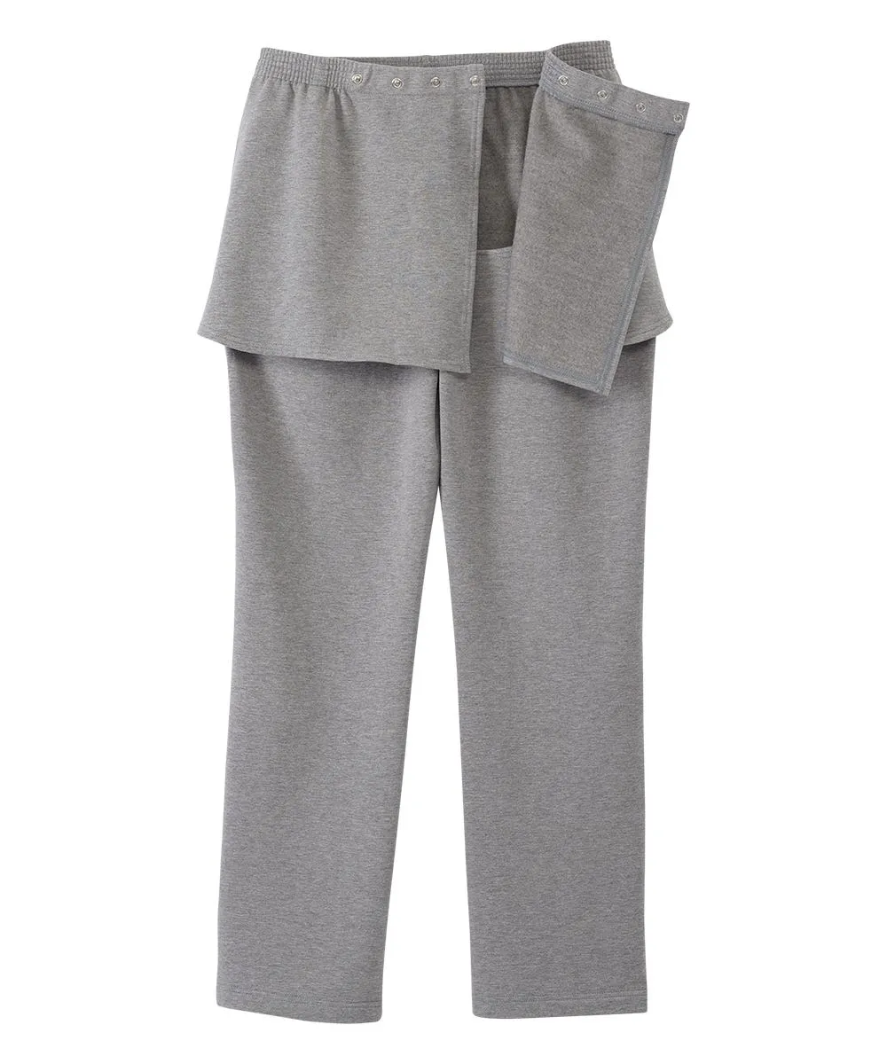 Women's Petite Open Back Fleece Pant